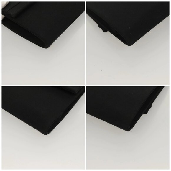 GUCCI Clutch Bag Nylon Black Gold Auth ep9712 - Picture 16 of 16